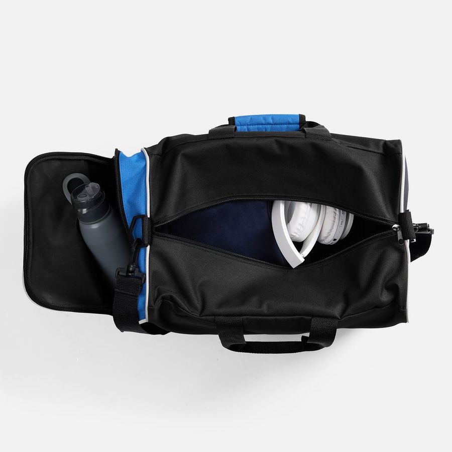 Спортивная сумка Fitnext черная с синим