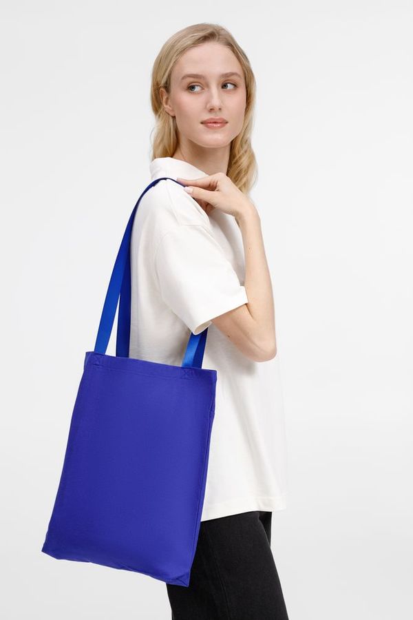 Шопер B4 синий с синими ручками