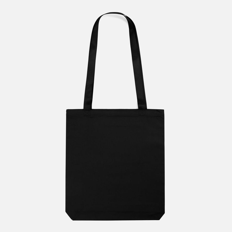 Шопер B4 черный с черными ручками