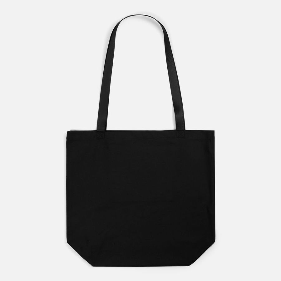 Шопер B5 черный с черными ручками