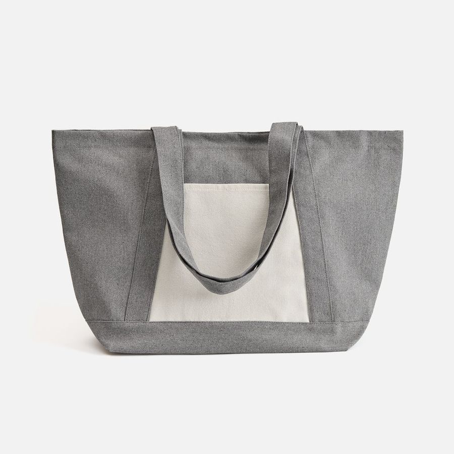 Шопер Shophop серый с неокрашенным