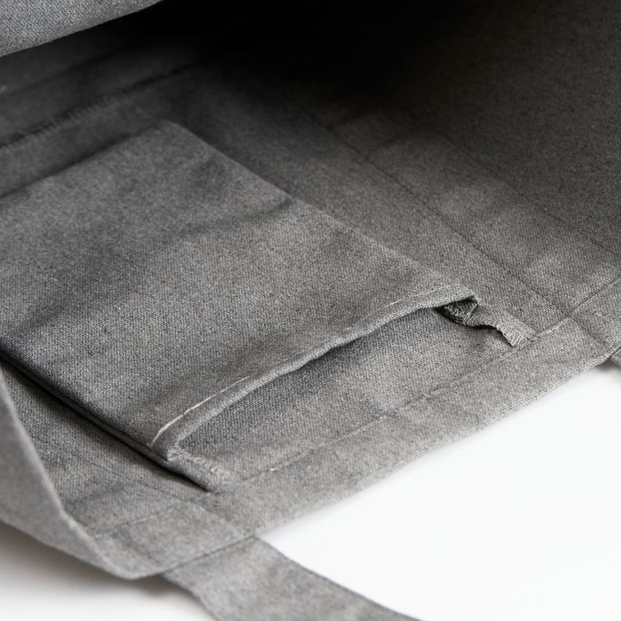 Шопер Shophop серый с неокрашенным