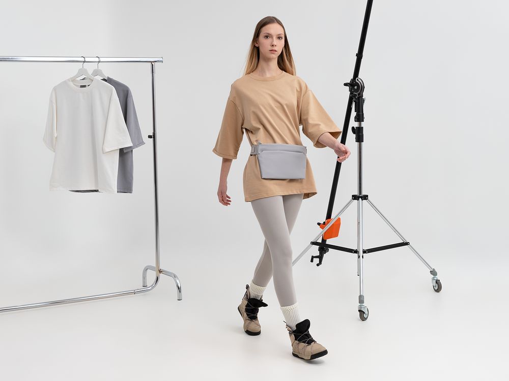 Поясная сумка Traffic серая