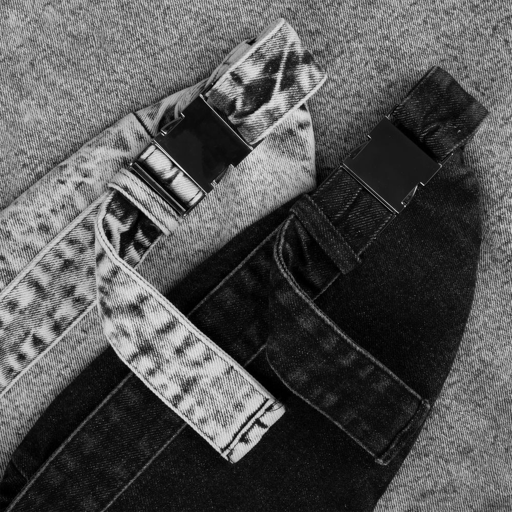 Поясная сумка W6 серая