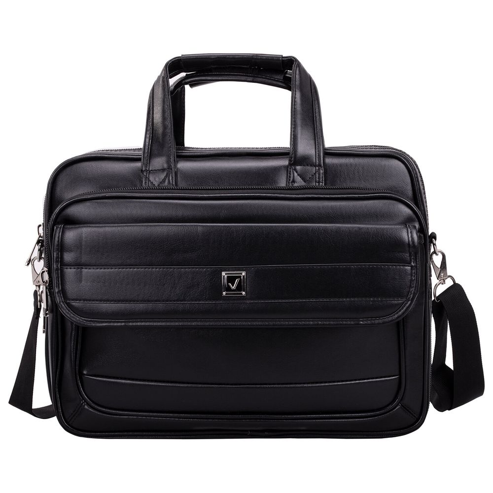 Сумка портфель BRAUBERG DANDY с отделением для ноутбука 15-16", 2 отделения, экокожа, "Quantum", 31х41х15 см