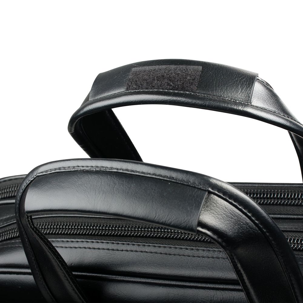 Сумка портфель BRAUBERG DANDY с отделением для ноутбука 15-16", 2 отделения, экокожа, "Quantum", 31х41х15 см