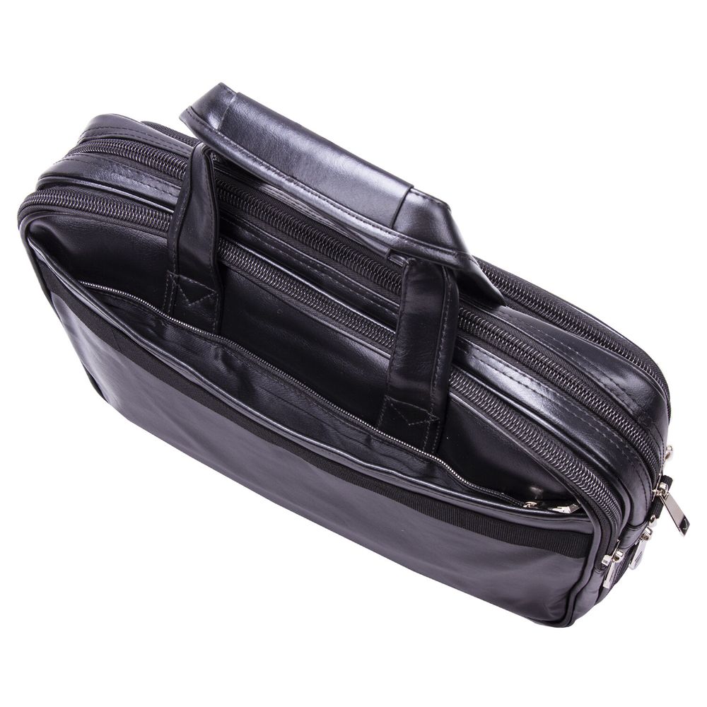 Сумка портфель BRAUBERG DANDY с отделением для ноутбука 15-16", 2 отделения, экокожа, "Quantum", 31х41х15 см