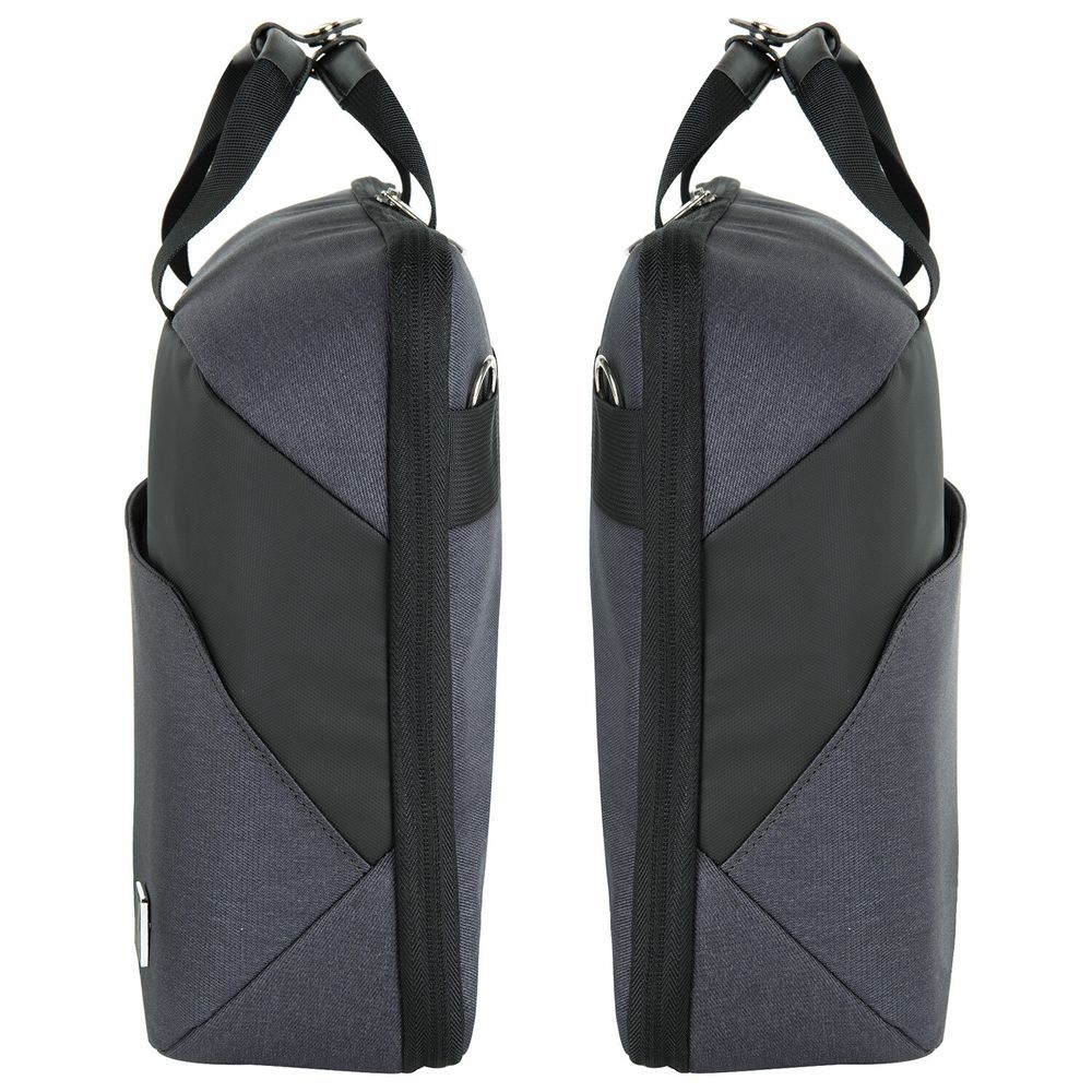 Сумка портфель BRAUBERG MODERN с отделением для ноутбука 15-16", откидная крышка, серая, 29х42х11 см