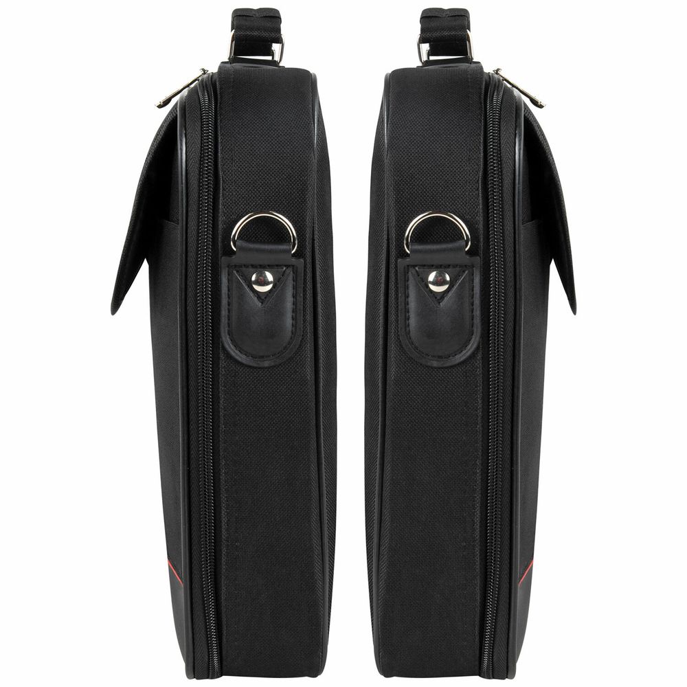 Сумка портфель BRAUBERG MOTIVE с отделением для ноутбука 15,6", откидная крышка, "Profi", черная, 30х40х7 см