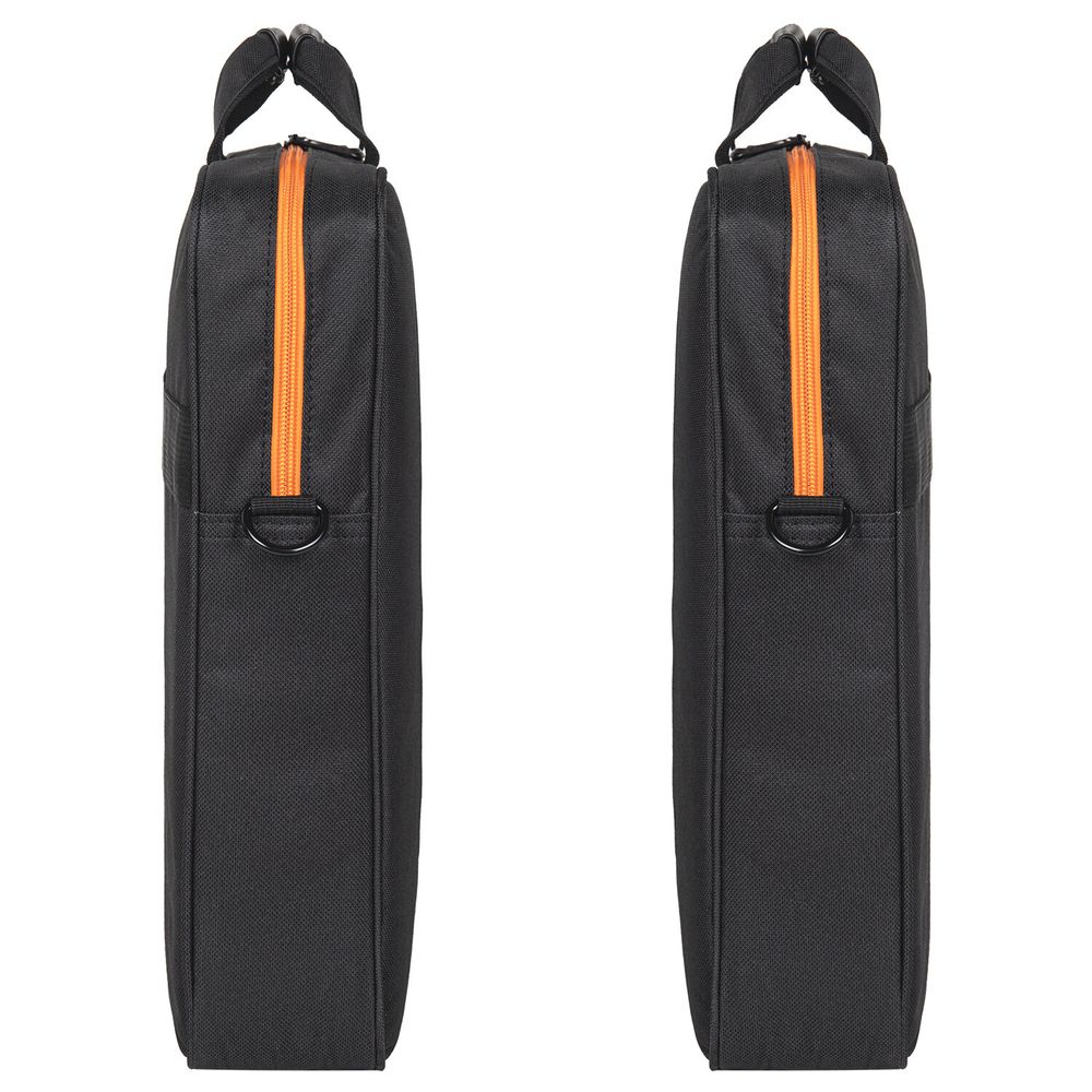 Сумка портфель BRAUBERG OFFICE с отделением для ноутбука 17,3", черная, 34х44х6 см