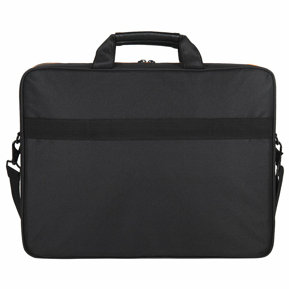Сумка портфель BRAUBERG OFFICE с отделением для ноутбука 17,3", черная, 34х44х6 см