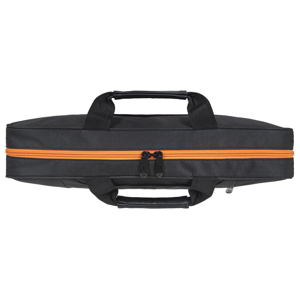 Сумка портфель BRAUBERG OFFICE с отделением для ноутбука 17,3", черная, 34х44х6 см