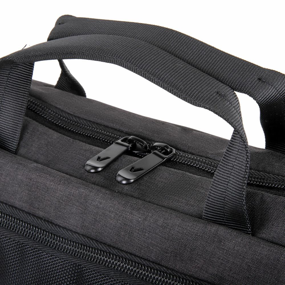 Сумка портфель BRAUBERG PRAGMATIC с отделением для ноутбука 15-16", "Vector", серо-черная, 30х42х8 см