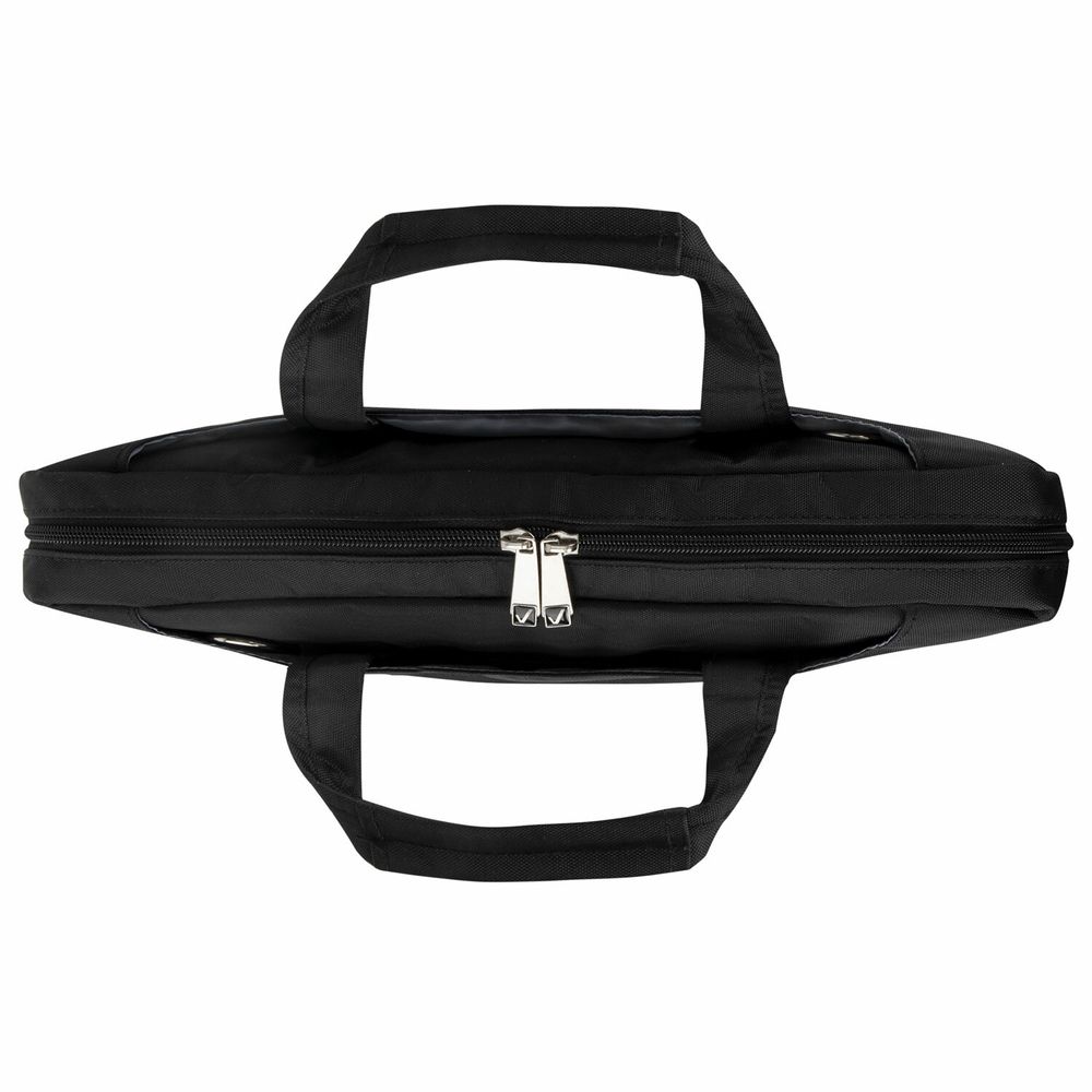 Сумка портфель BRAUBERG PROCESSOR с отделением для ноутбука 13-14", "Chance", черная, 28х36х5 см