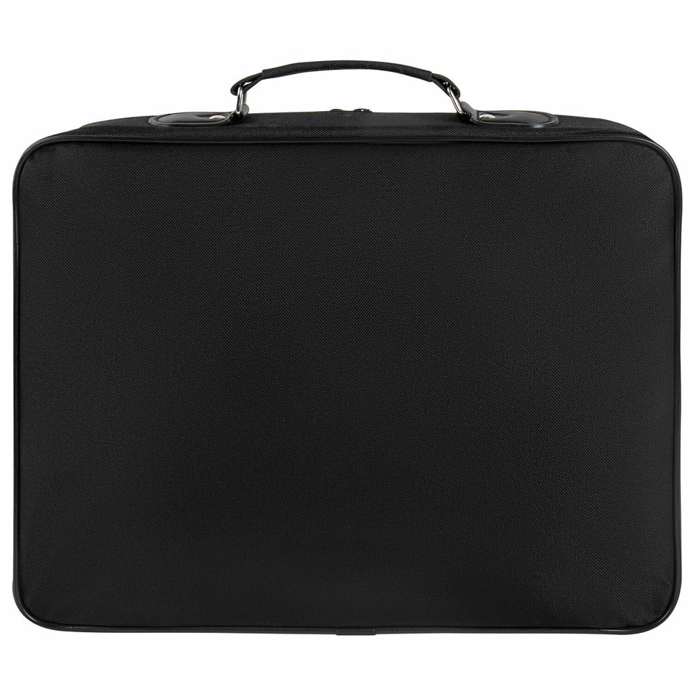 Сумка портфель BRAUBERG PROCESSOR с отделением для ноутбука 13-14", откидная крышка, "Profi", черная, 28х37х7 см