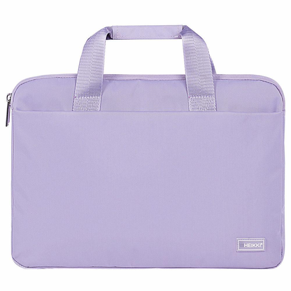 Сумка портфель HEIKKI ULTRA (ХЕЙКИ) с отделением для ноутбука 15,6", Lavender, лавандовая, 28х39х3 см