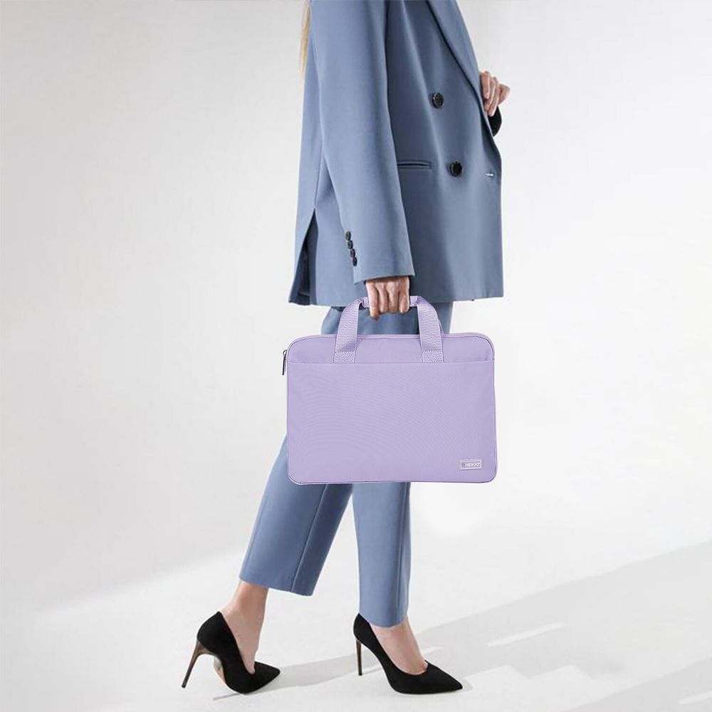 Сумка портфель HEIKKI ULTRA (ХЕЙКИ) с отделением для ноутбука 15,6", Lavender, лавандовая, 28х39х3 см
