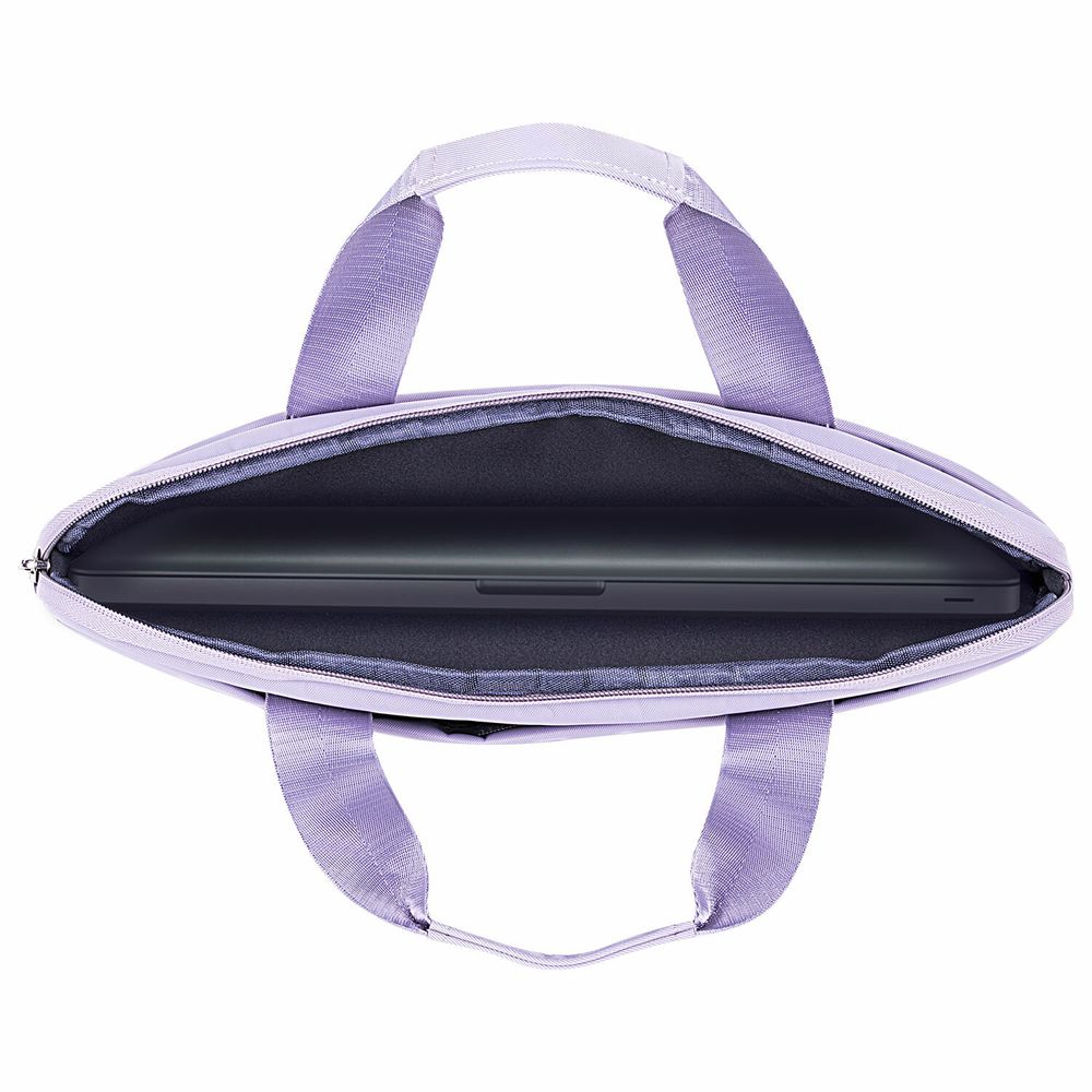 Сумка портфель HEIKKI ULTRA (ХЕЙКИ) с отделением для ноутбука 15,6", Lavender, лавандовая, 28х39х3 см