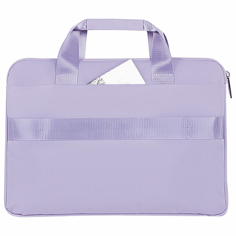 Сумка портфель HEIKKI ULTRA (ХЕЙКИ) с отделением для ноутбука 15,6", Lavender, лавандовая, 28х39х3 см