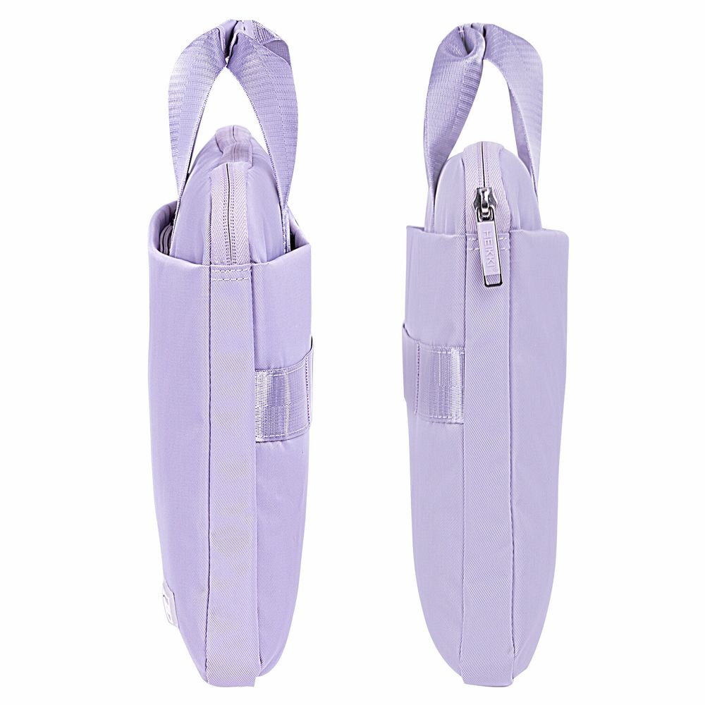 Сумка портфель HEIKKI ULTRA (ХЕЙКИ) с отделением для ноутбука 15,6", Lavender, лавандовая, 28х39х3 см