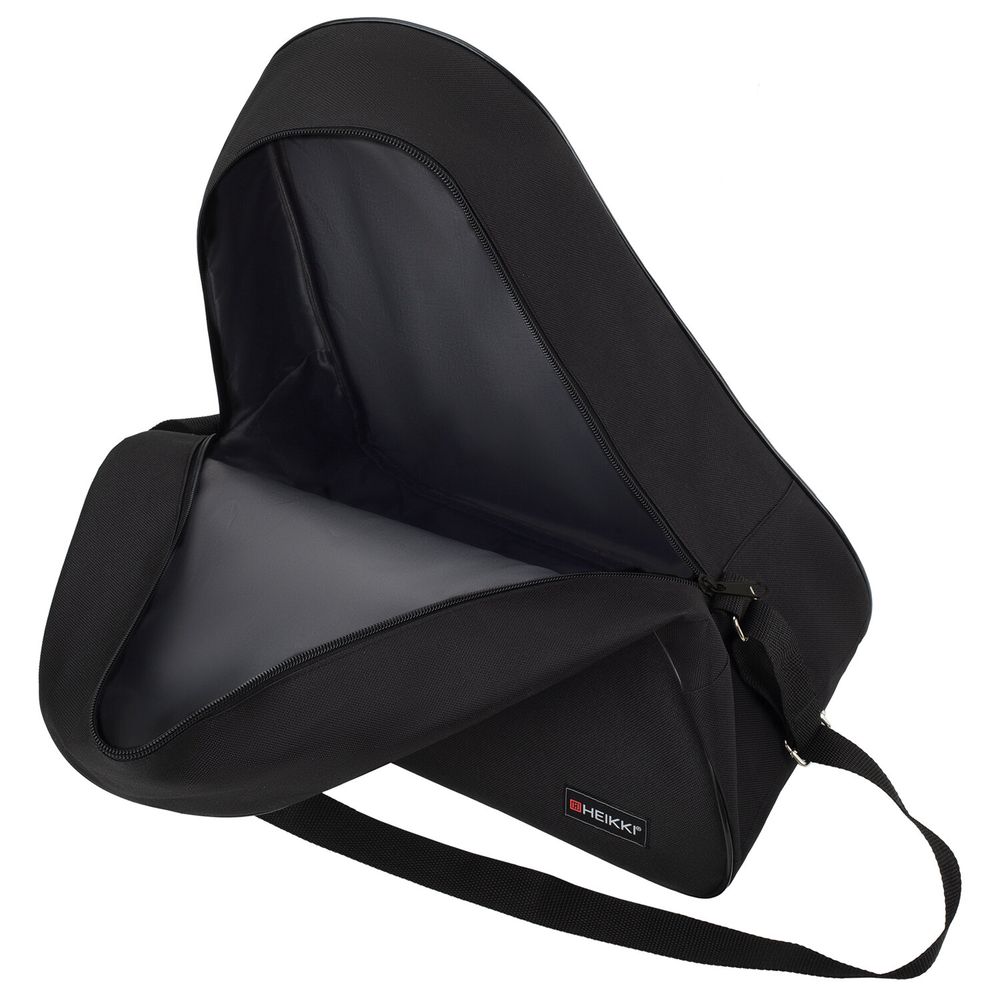 Сумка для коньков и роликов HEIKKI HOBBY (ХЕЙКИ) с ручкой, черная, 38x40x20 см