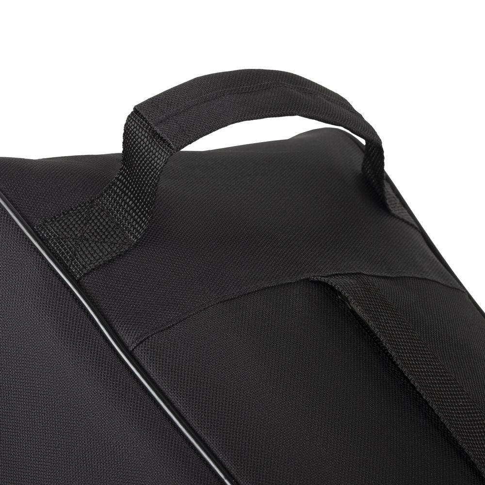 Сумка для коньков и роликов HEIKKI HOBBY (ХЕЙКИ) с ручкой, черная, 38x40x20 см