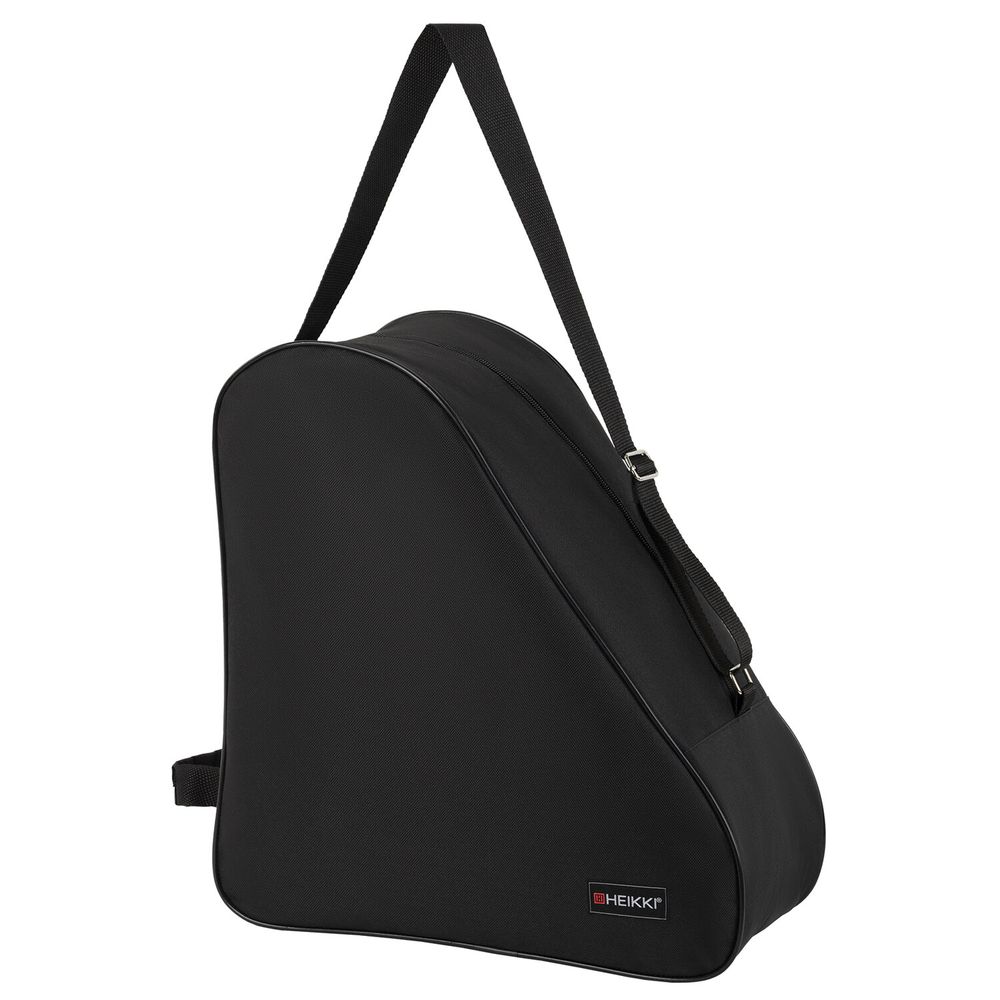 Сумка для коньков и роликов HEIKKI HOBBY (ХЕЙКИ) с ручкой, черная, 38x40x20 см