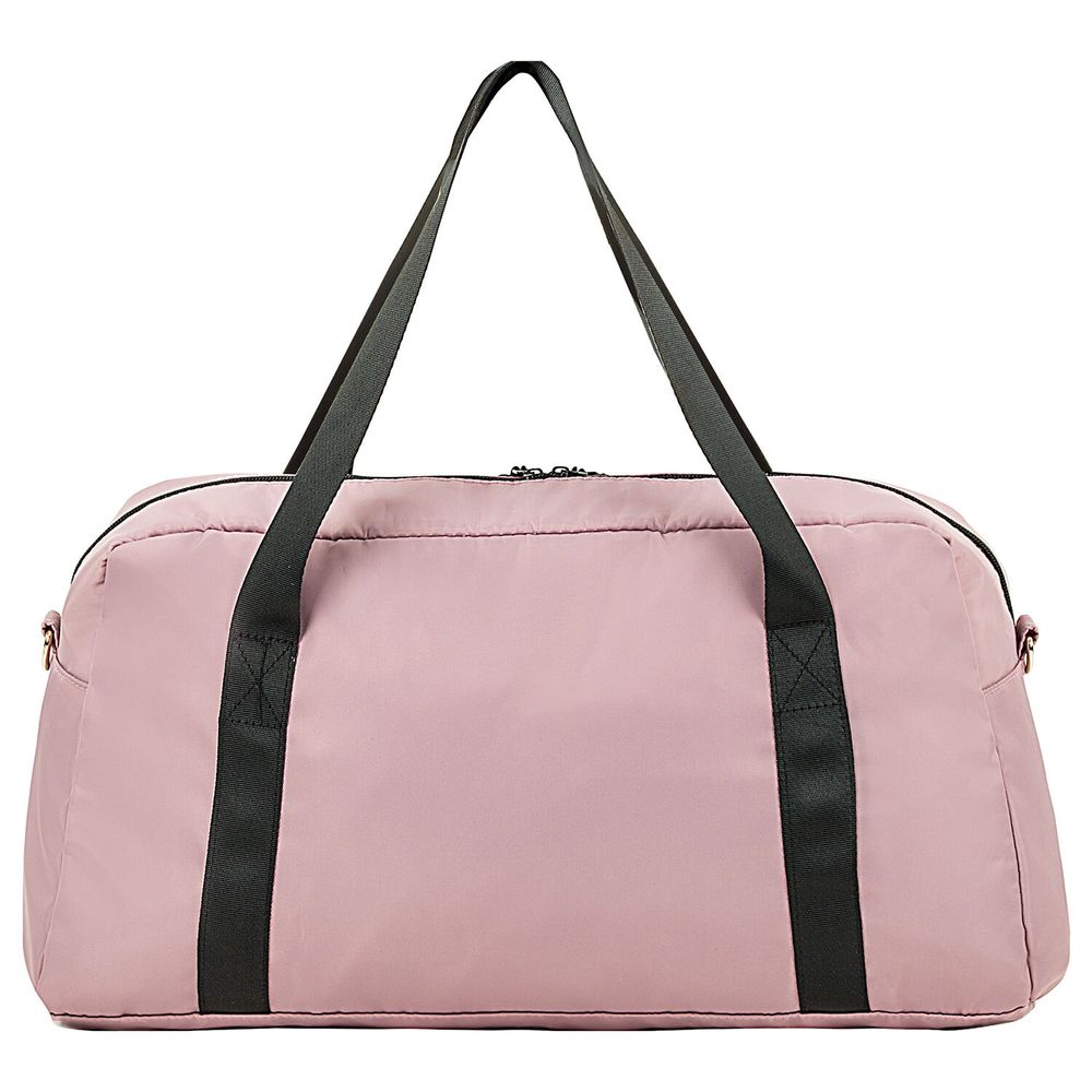 Сумка спортивная HEIKKI EFFECT (ХЕЙКИ), металлическая фурнитура, пыльная роза, 26x48x21 см
