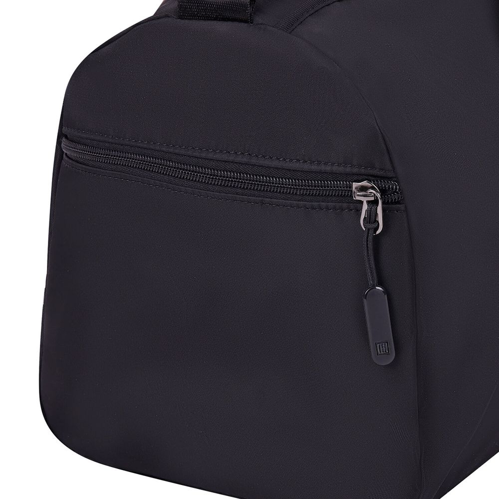 Сумка спортивная HEIKKI MOVE PLUS (ХЕЙКИ) с отделением для обуви и мокрых вещей, черная, 21x45x20 см