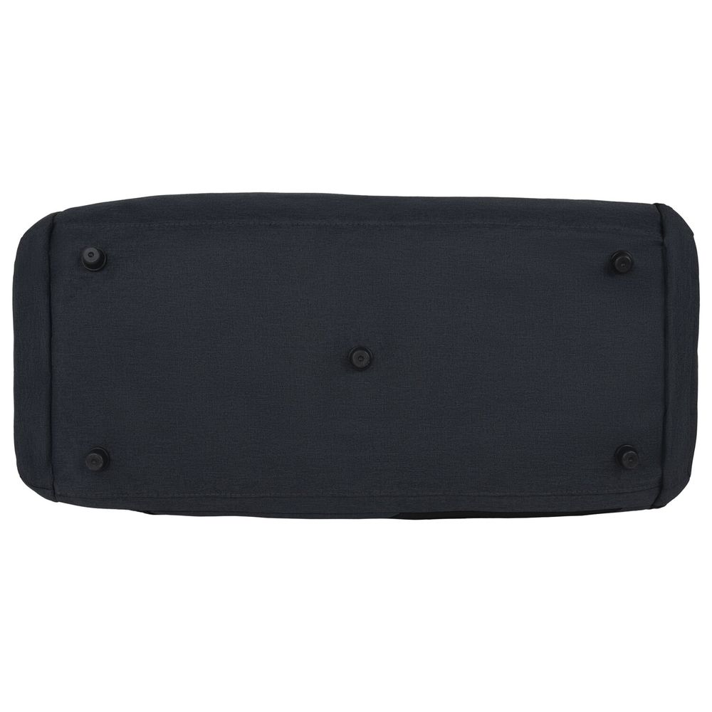 Сумка спортивная HEIKKI TRAVEL (ХЕЙКИ) с отделением для обуви, 7 карманов, темно-серая, 23х48х25 см