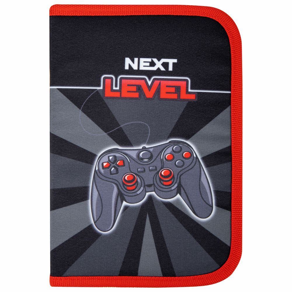 Пенал BRAUBERG, 1 отделение, 1 откидная планка, полиэстер, 21х14 см, "Next level"