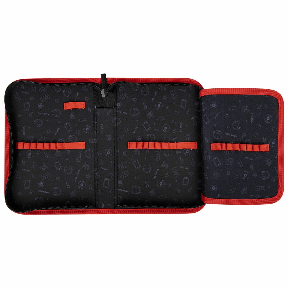 Пенал BRAUBERG, 1 отделение, 1 откидная планка, полиэстер, 21х14 см, "Next level"