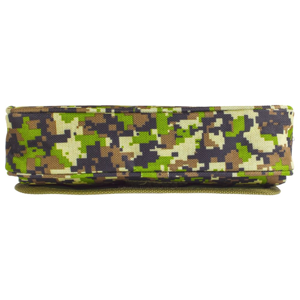 Пенал BRAUBERG для мальчиков, 1 отделение, органайзер, мягкий, "Military", зеленый, 21х5х9 см