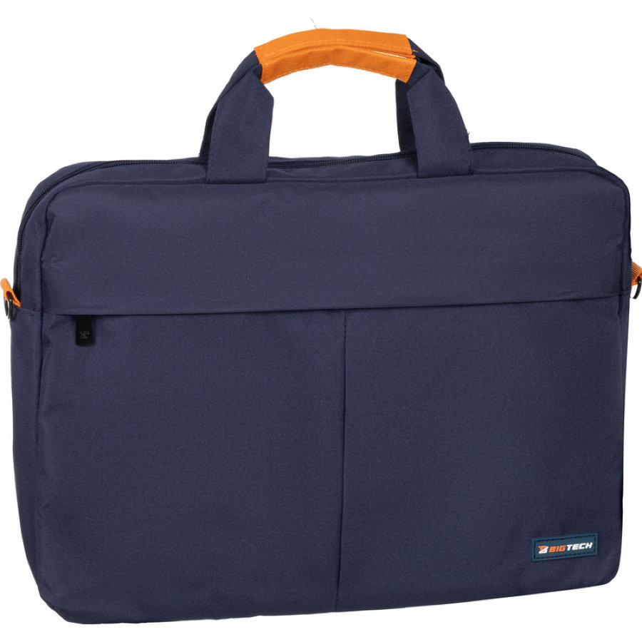 Сумка для ноутбука 15.6" BigTech Regular синяя (LB-BT-08BL) 