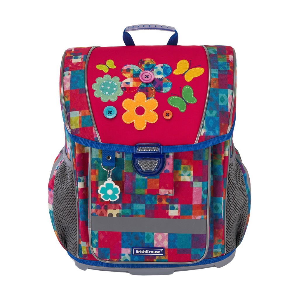 Ученический ранец с пластиковым дном ErichKrause ErgoLine 16L Patchwork