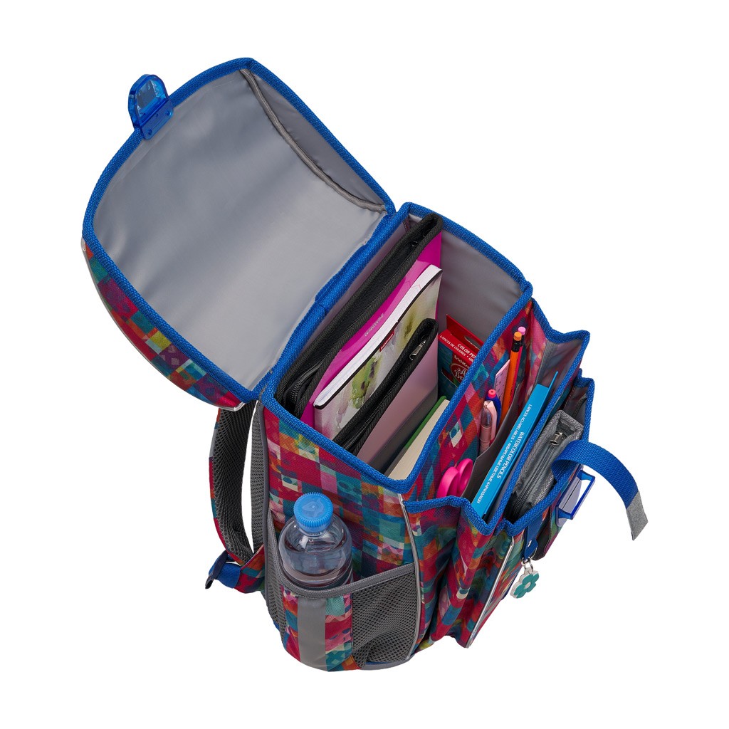 Ученический ранец с пластиковым дном ErichKrause ErgoLine 16L Patchwork