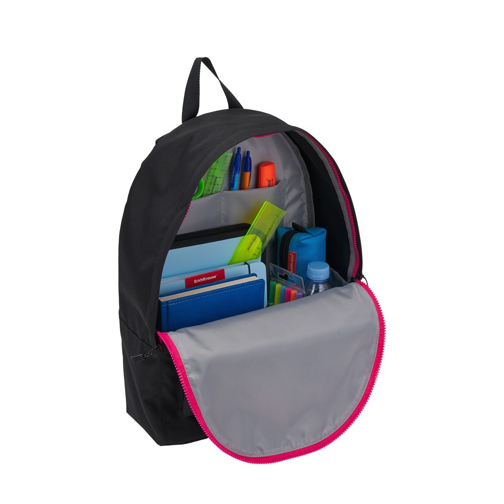 Рюкзак ErichKrause EasyLine 17L Black&Pink