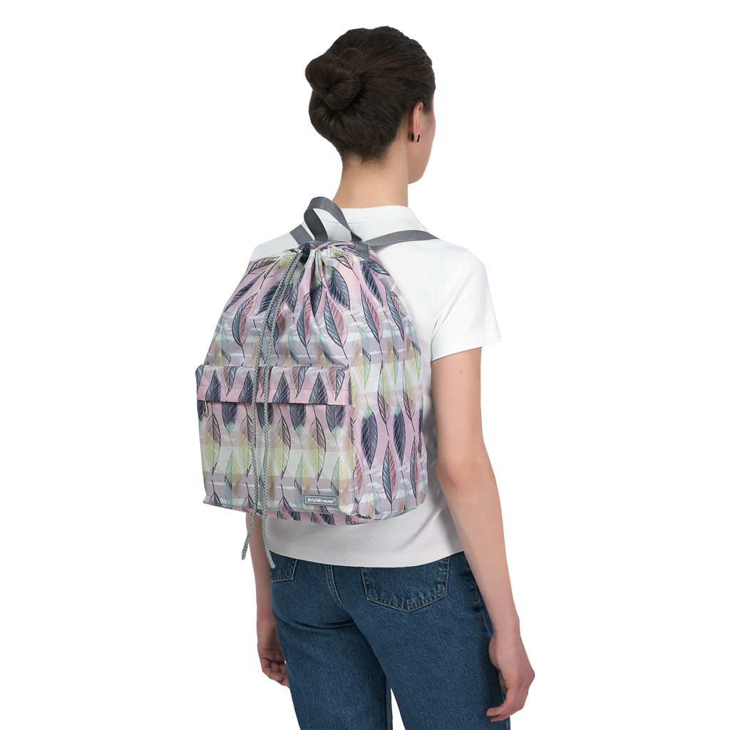 Рюкзак на шнурке ErichKrause EasyLine 16L Flora
