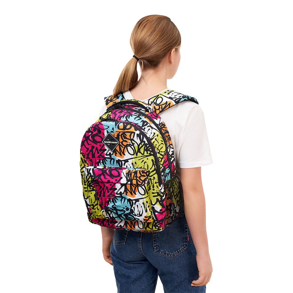 Ученический рюкзак ErichKrause EasyLine с двумя отделениями 20L Scribble