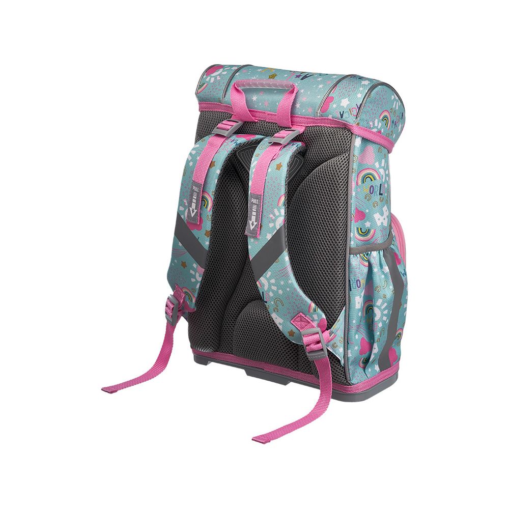 Ученический рюкзак с пластиковым дном ErichKrause ErgoLine 16L Rainbow Skate