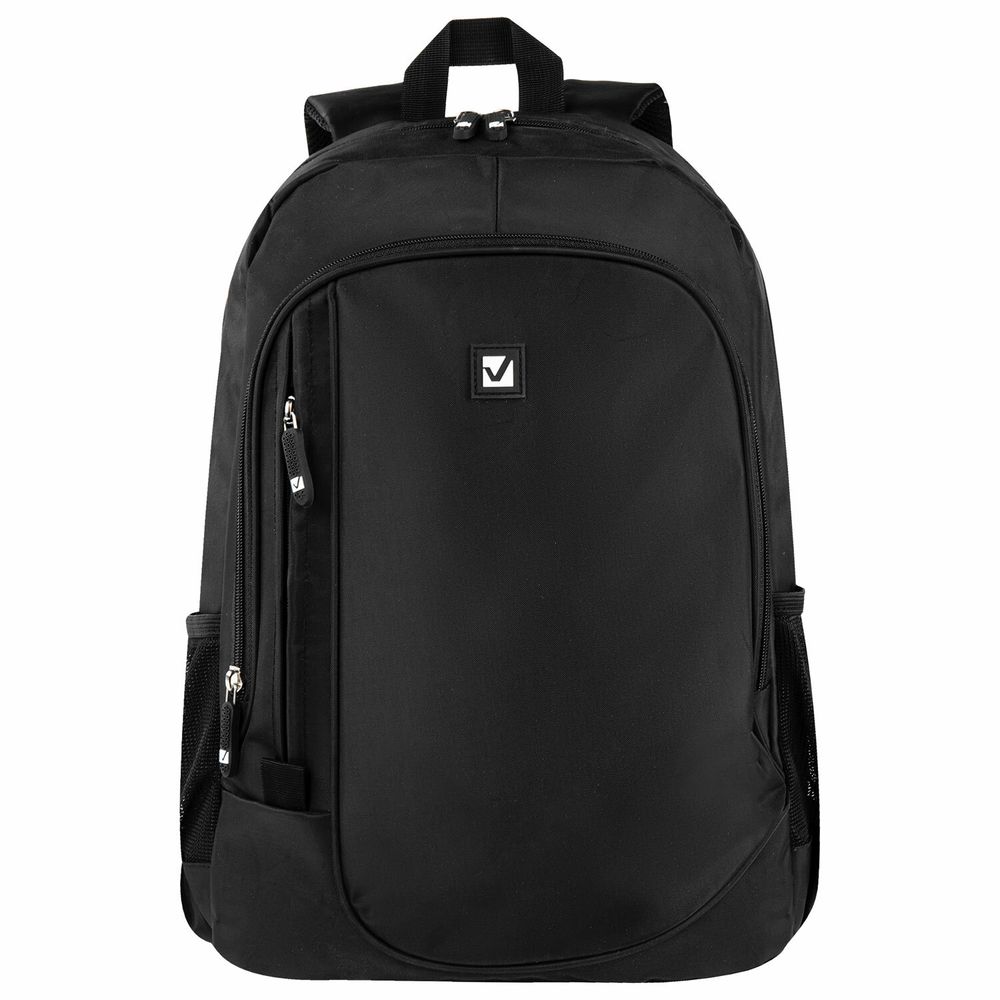 Рюкзак BRAUBERG B-TR1606 для старшеклассников/студентов, 22 л, черный, "Навигатор", 30х17х45 см