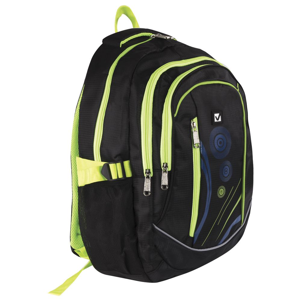 Рюкзак BRAUBERG для старших классов/студентов/молодежи, "Неон", 30 литров, 46х31х18 см