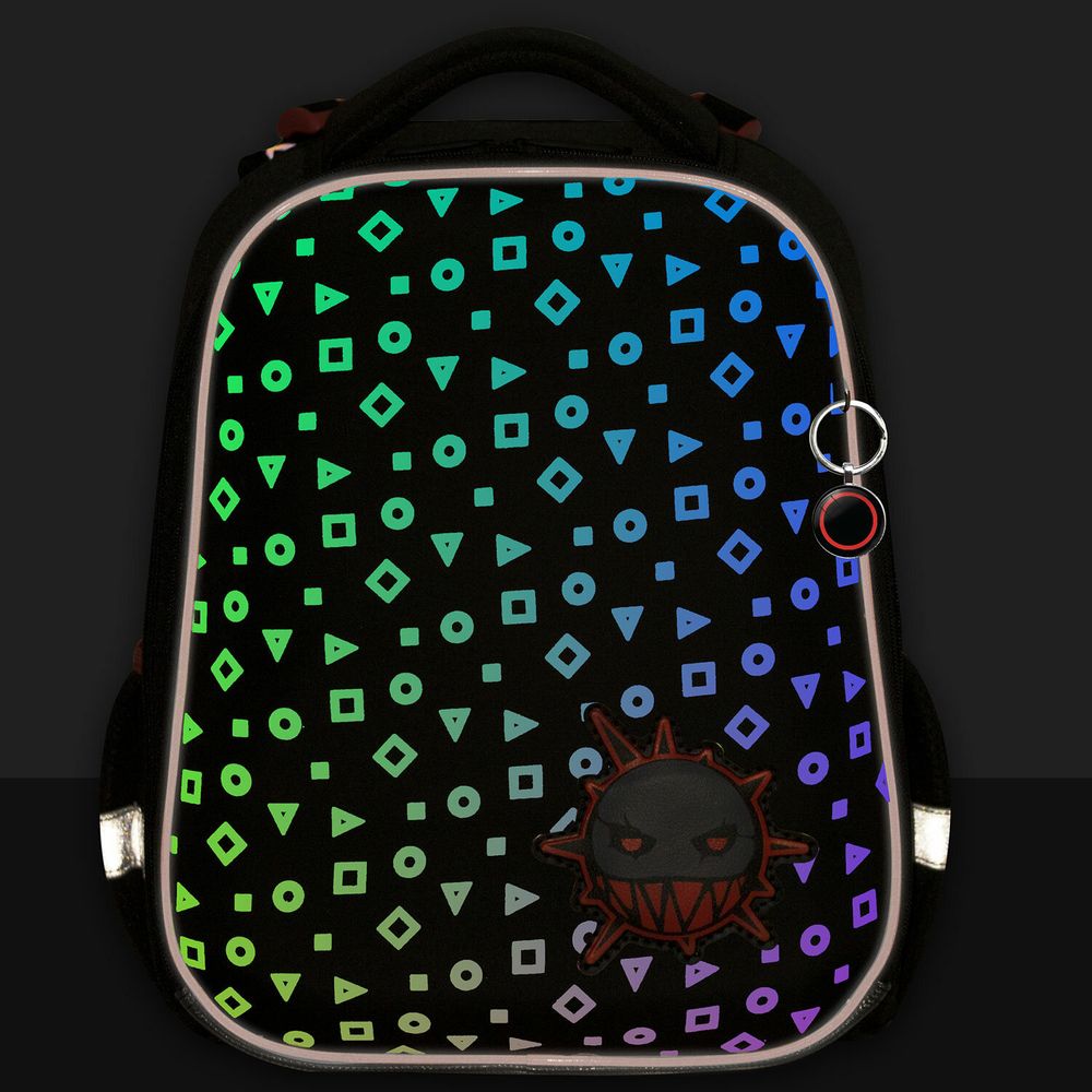 Ранец BRAUBERG LUMINOUS, 2 отделения, с брелоком, 