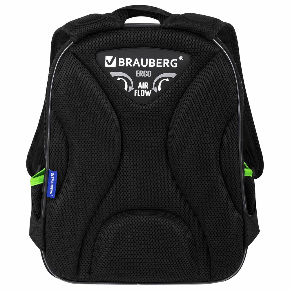 Ранец BRAUBERG QUADRO, 3 отделения, с брелком, 