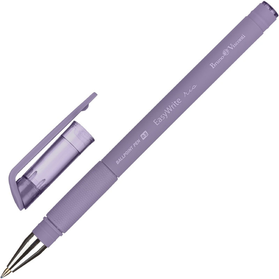 Ручка шарик Bruno Visconti EasyWrite Rio синяя (корпус в ассортименте,  0.5 мм) 