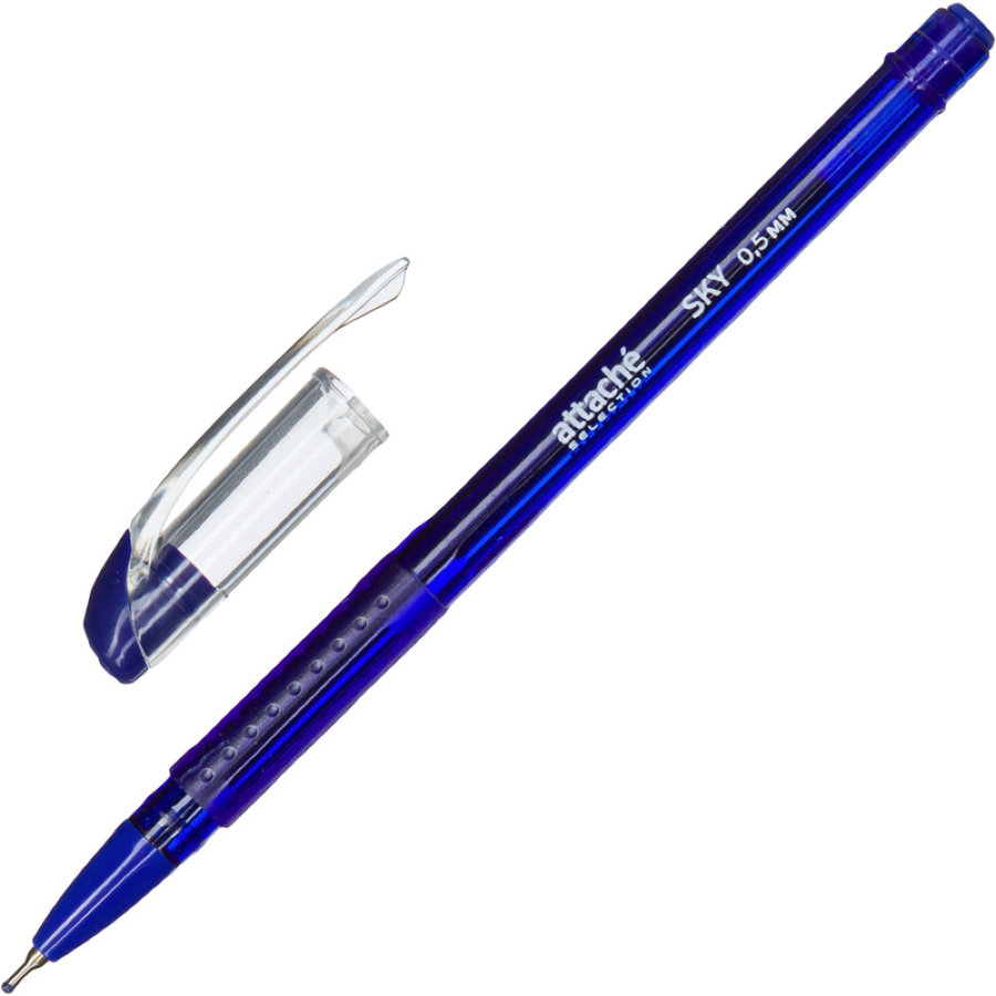 Ручка шариковая Attache Sky, 0,5мм, синяя 