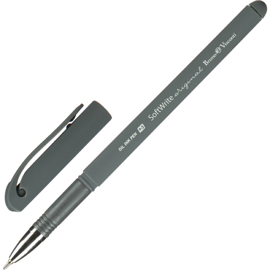 Ручка шариковая Bruno Visconti SoftWrite Original  синяя (толщина линии 0.5 мм) 