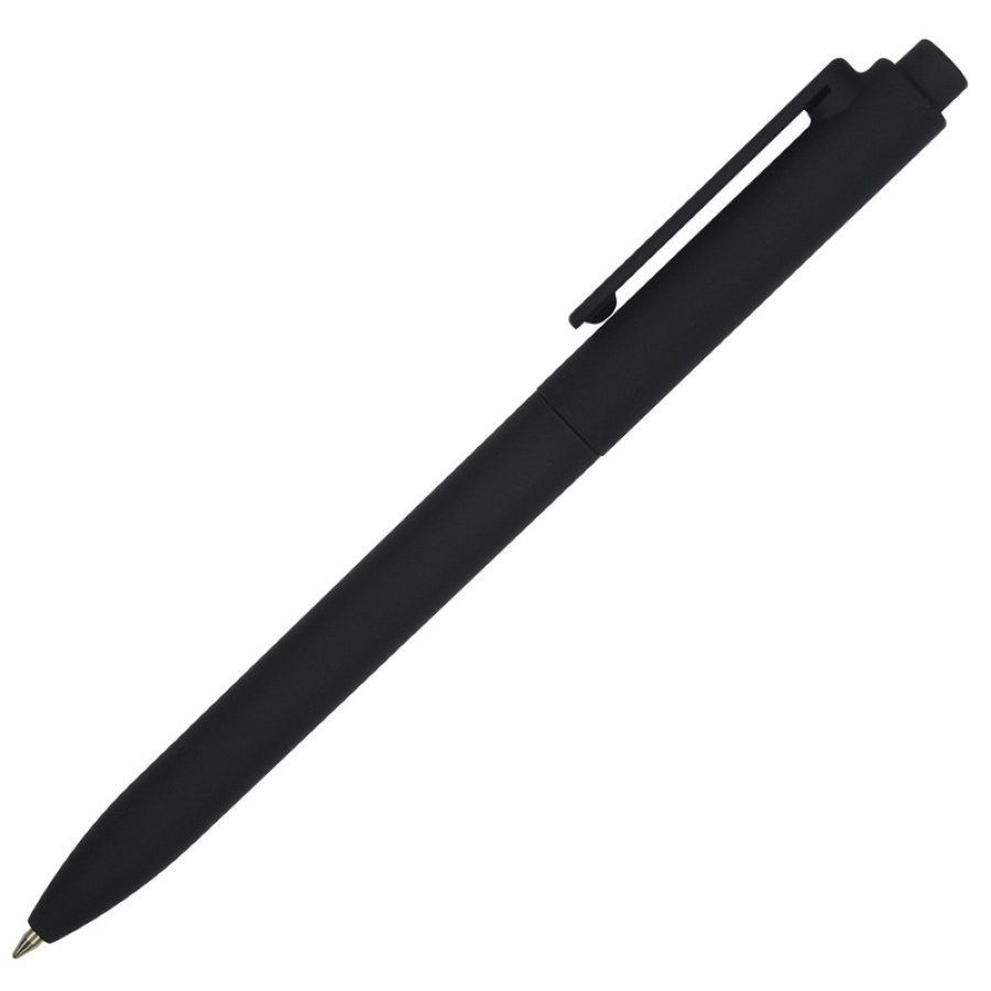 Ручка шариковая автоматическая Bruno Visconti SoftClick Black, синий, цвет корпуса черный ,0.5 мм 