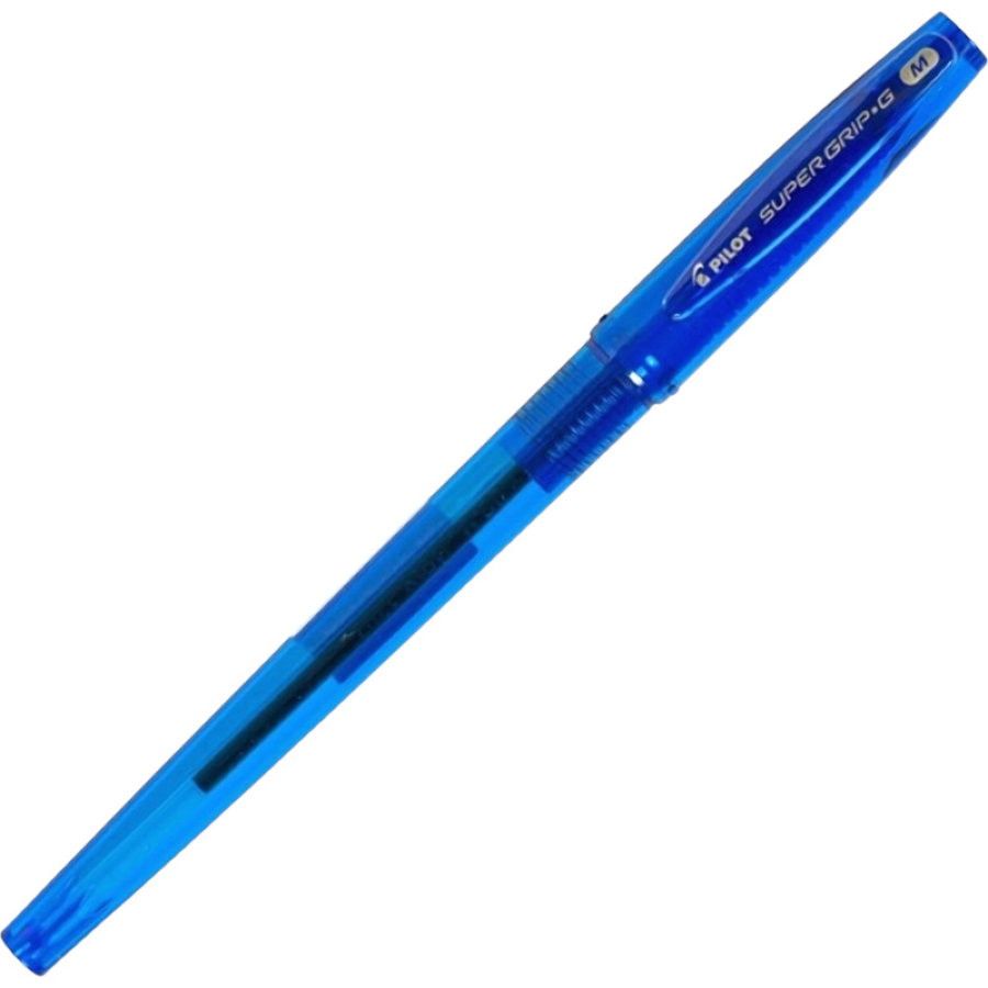 Ручка шариковая масляная Pilot Super Grip BPS-GG-M-L синяя (толщина линии 0.27 мм) 