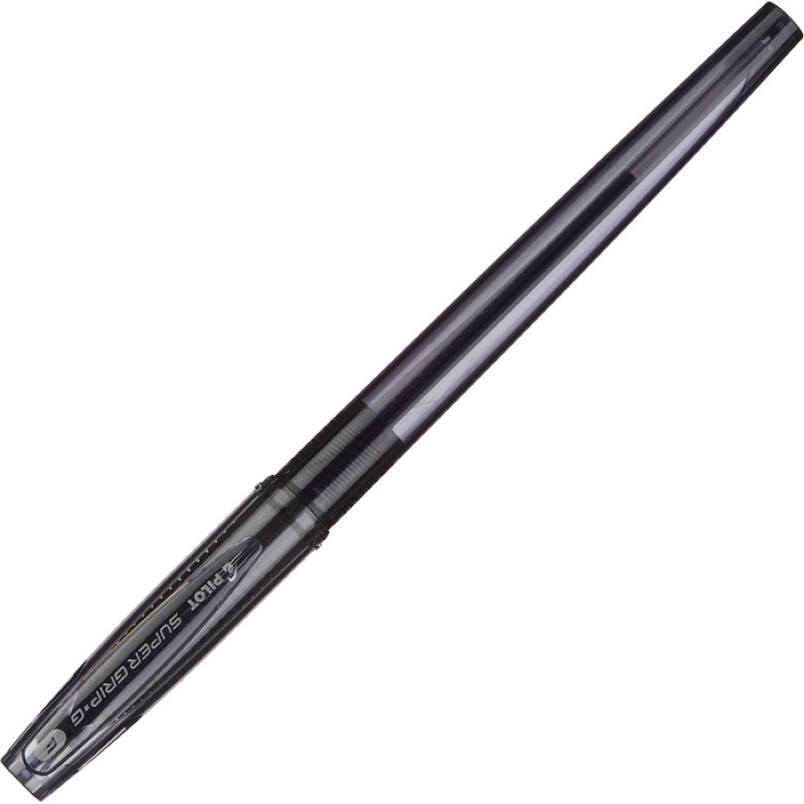Ручка шариковая масляная Pilot Super Grip G BPS-GG-F-B черная (толщина линии 0.22 мм) 